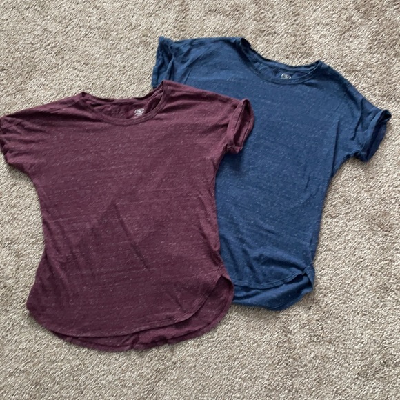 Two Athletic Works Short Sleeve Shirts Size Small - Picture 1 of 15